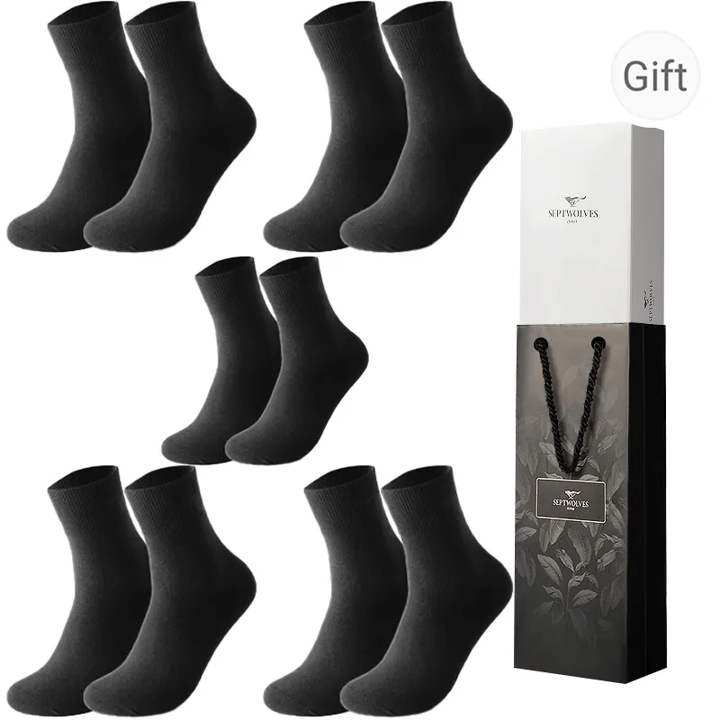 SEPTWOLVES Mid-Calf Socks Men's 5 Pack