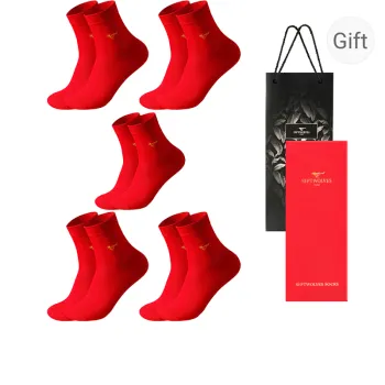 SEPTWOLVES Mid-Calf Socks Men's Includes Brand Shopping Bag