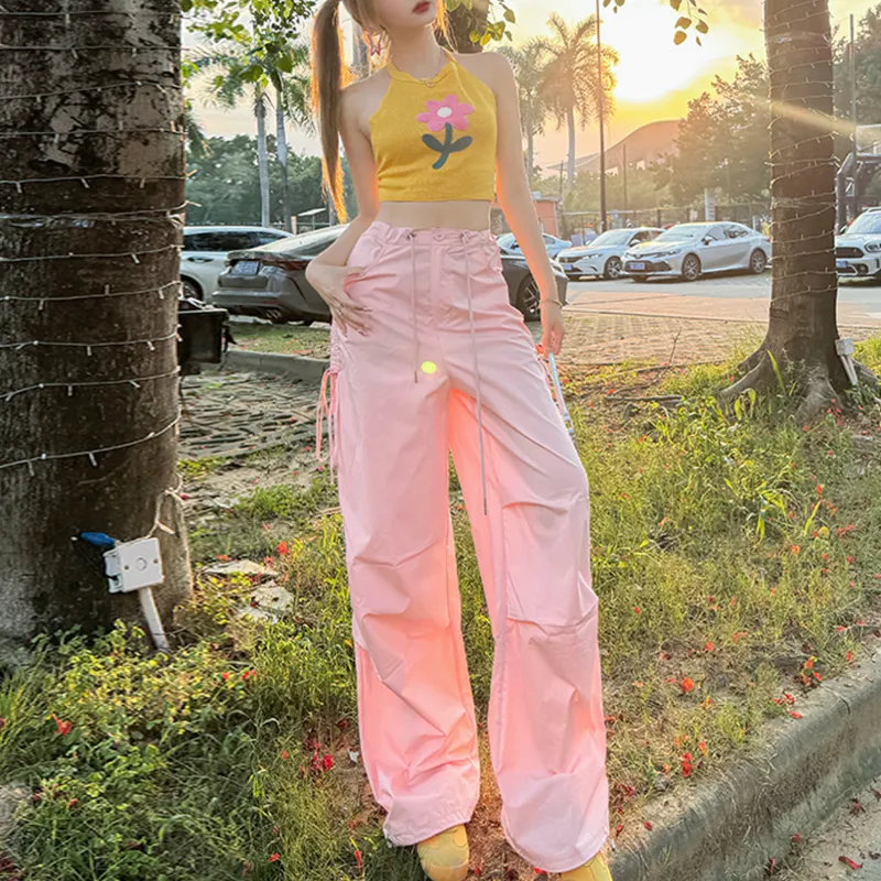 ZAZN Cargo Pants Women's Pink-3