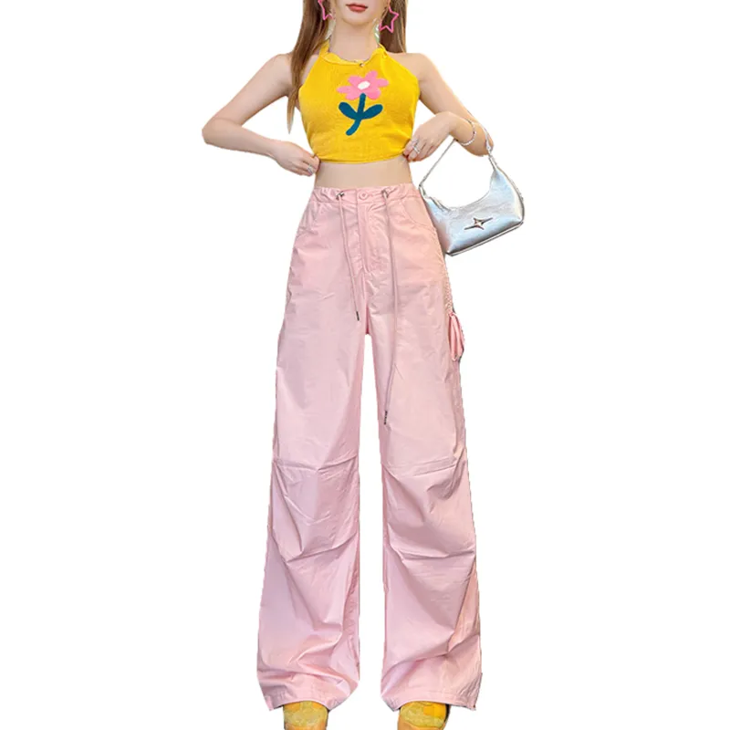 ZAZN Cargo Pants Women's Pink-0