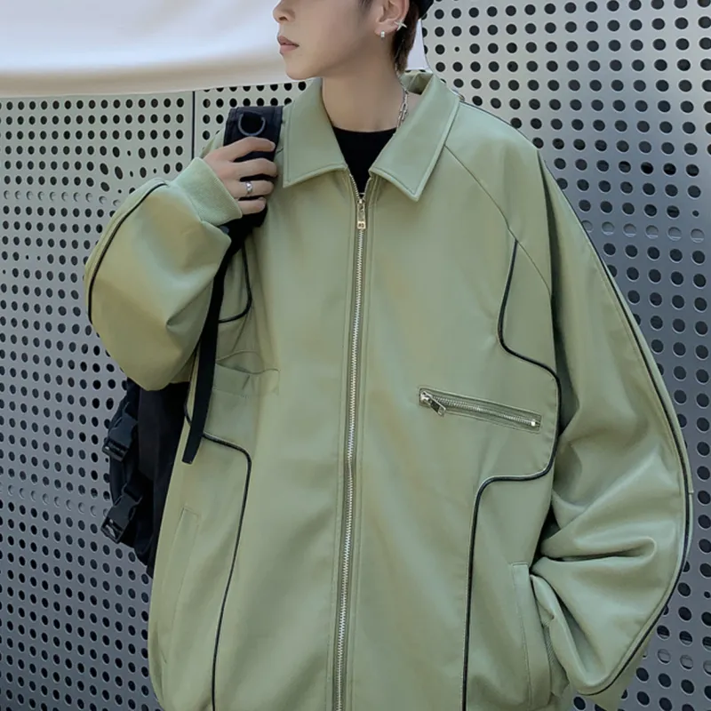 SOCKKEY Leather Jackets Unisex-12