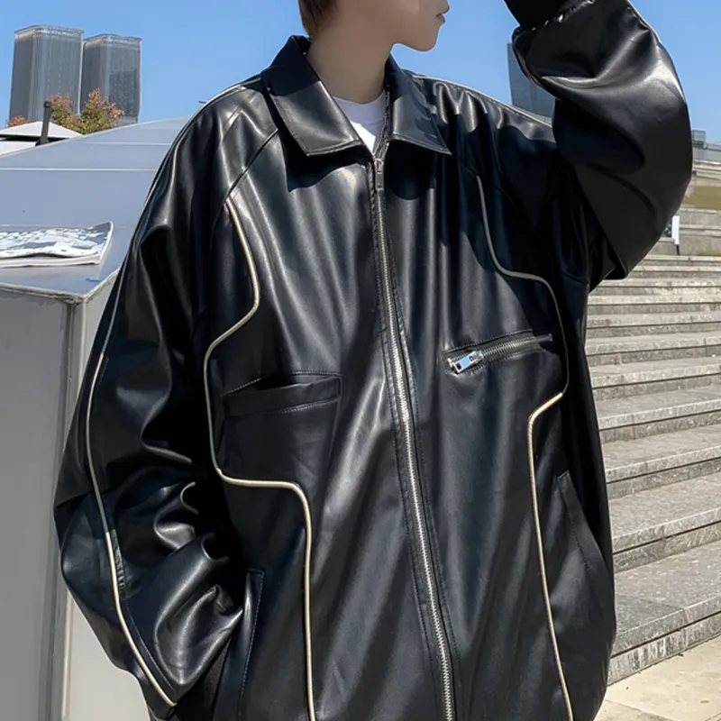 SOCKKEY Leather Jackets Unisex-5