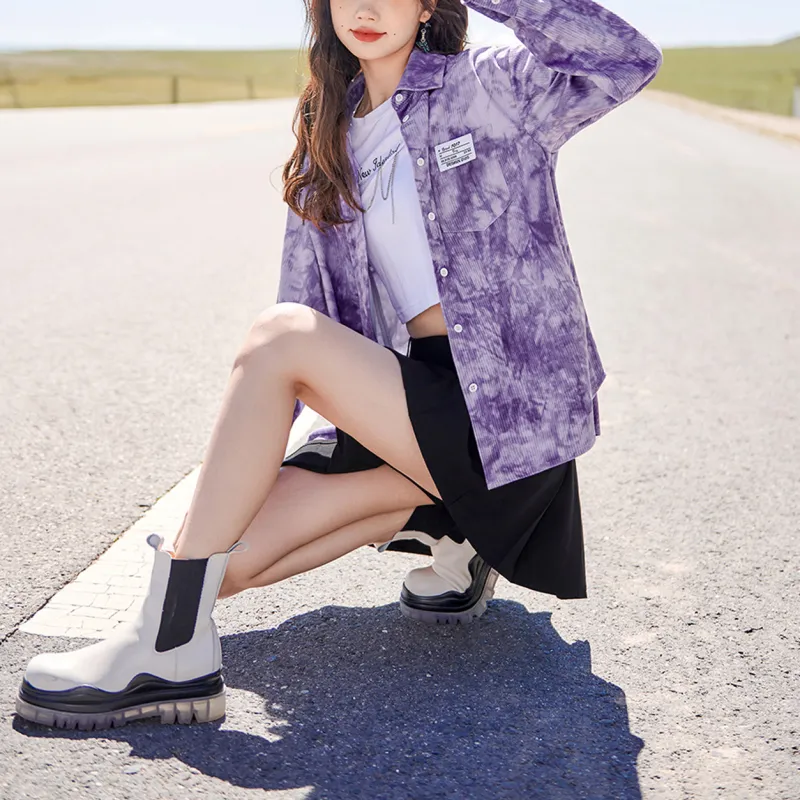 MEETLADY Shirts Women's-9