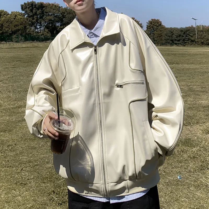 SOCKKEY Leather Jackets Unisex-17