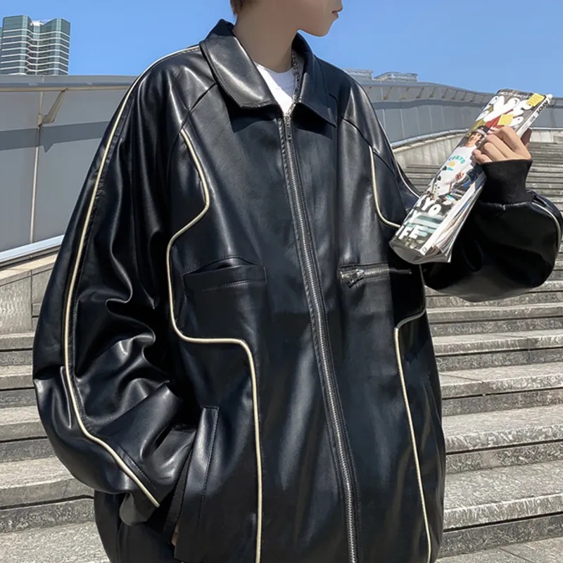 SOCKKEY Leather Jackets Unisex-2