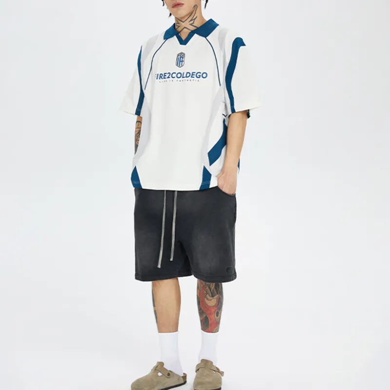 FIRE 2 COLD EGO Polo Shirt Unisex Ecru-5