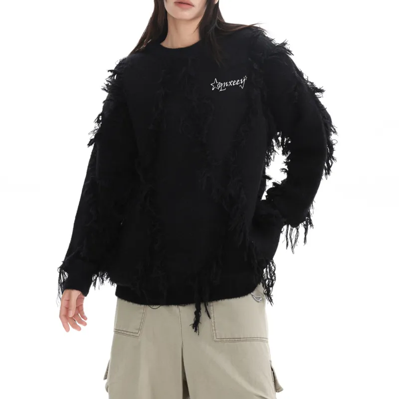 Qnxeey Sweaters Unisex-3