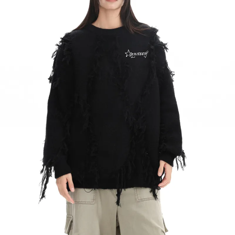 Qnxeey Sweaters Unisex-2