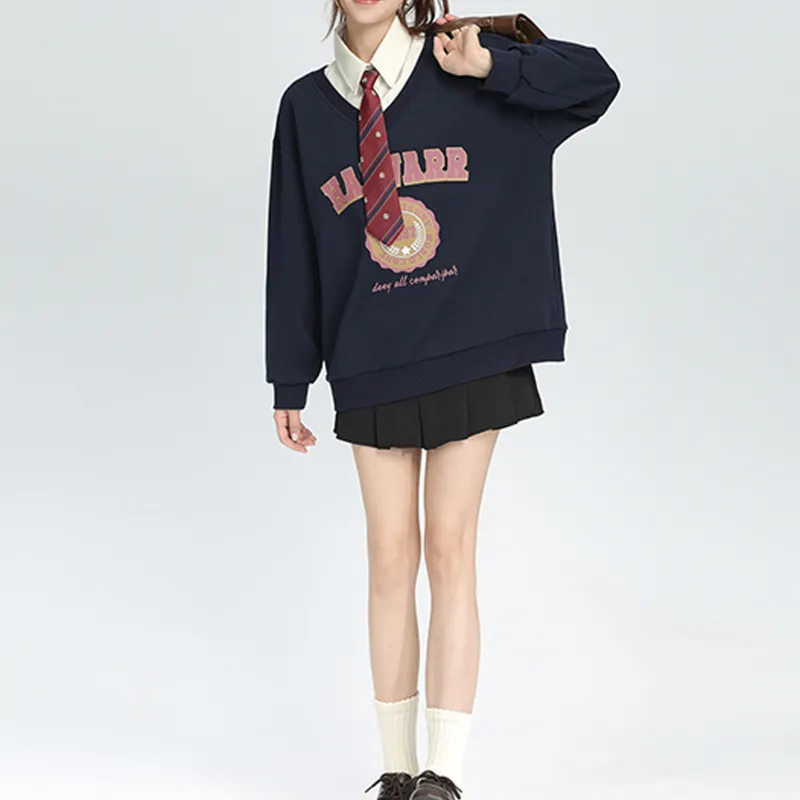 Princess Berdele Sweatshirt Women's Navy Blue-1