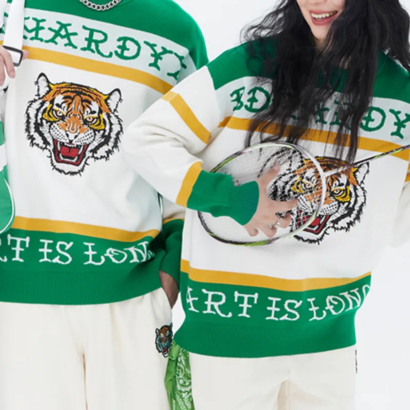 ED HARDY X Sweater Unisex White-2