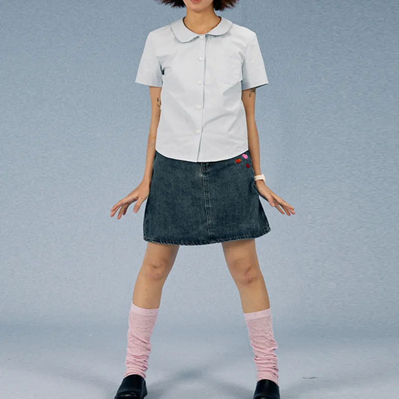 UNRETRO Shirts Women's Blue-3