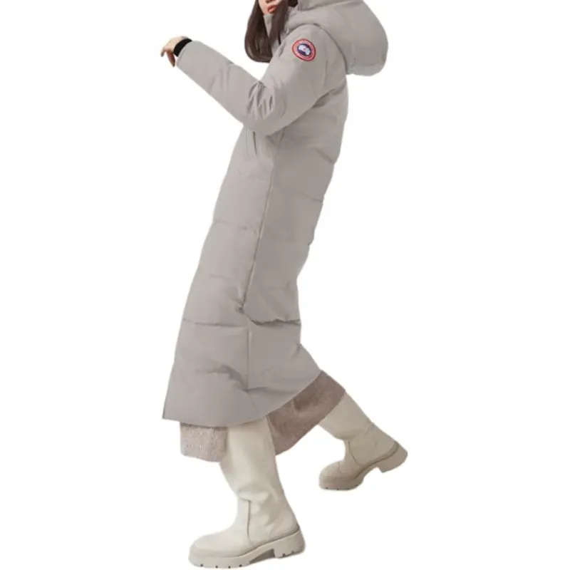 Canada Goose Down Jacket Women's Lime Gray-1