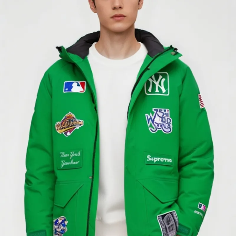 Supreme New York Yankees GORE TEX 700 Fill Down Jacket-2