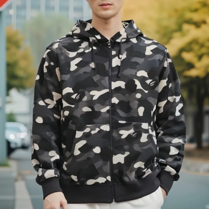 Bape City Camo Shark Full Zip Hoodie SS24-3
