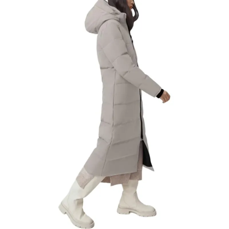 Canada Goose Down Jacket Women's Lime Gray-2