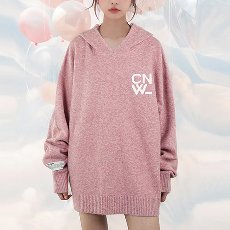 CANOTWAIT_ Hooded Pullover Sweater For Fall And Winter Unisex-21
