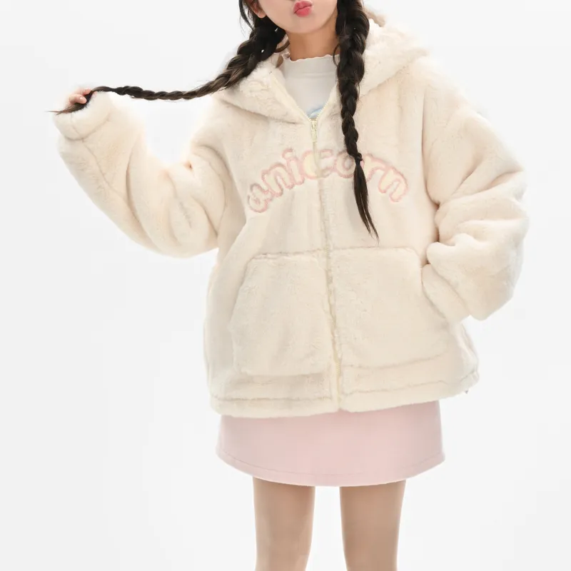 SNBL Velvet feel Coat Women's Ecru-5