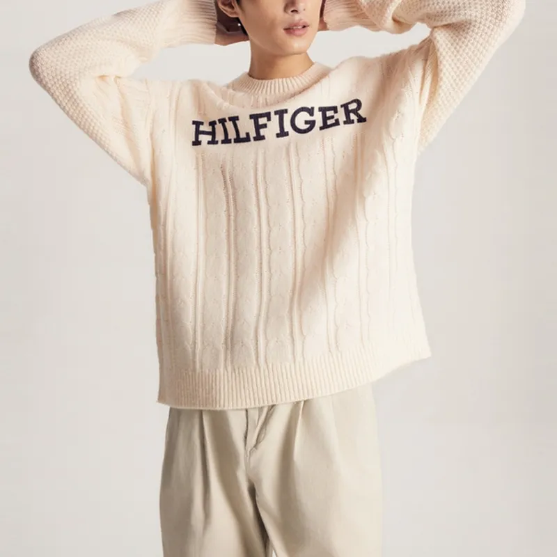 Tommy Hilfiger Crew Neck Knitted Fabric Sweater Unisex-7
