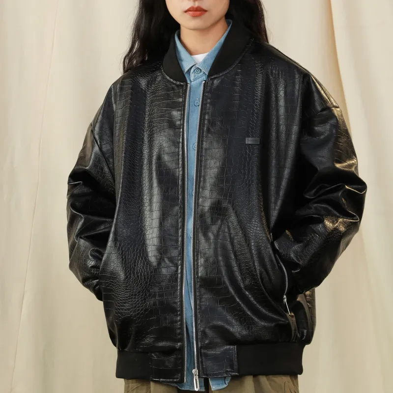 BRUMAIRE Leather Jacket Unisex Black-2