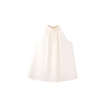 COMMON VALUE 'Riverbank La Jetee' Tank Tops Women's Pearl White