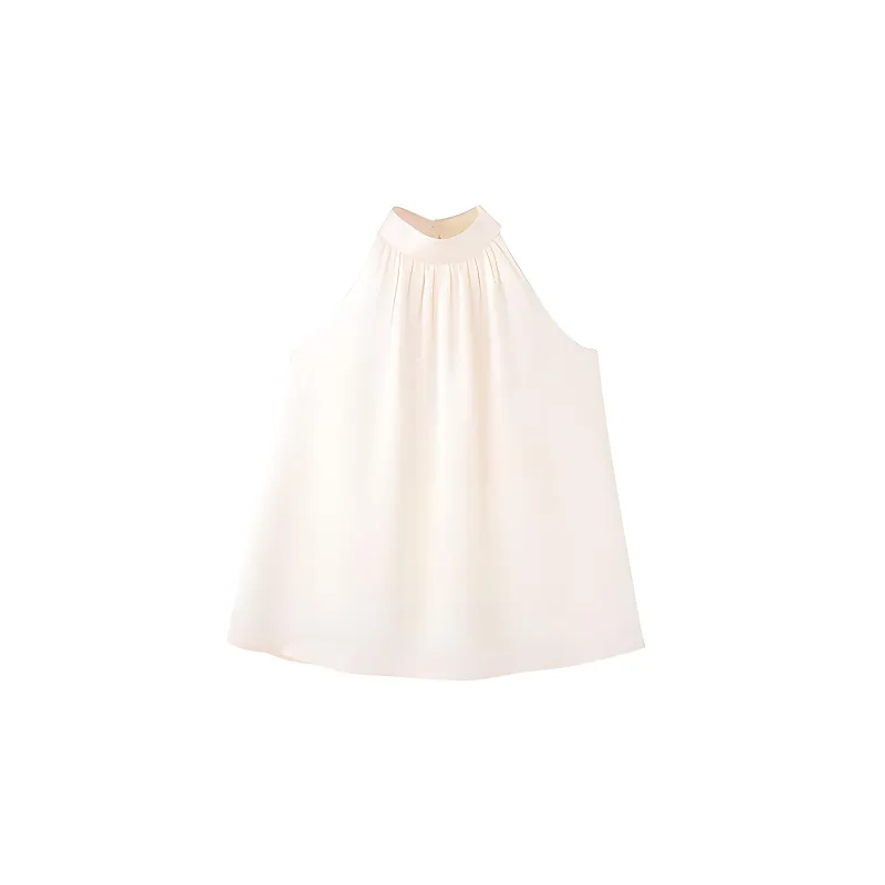COMMON VALUE 'Riverbank La Jetee' Tank Top Women's Pearl White-0