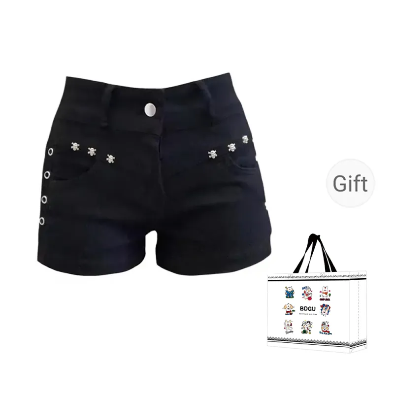 BDGU Denim Shorts Women's Black-0