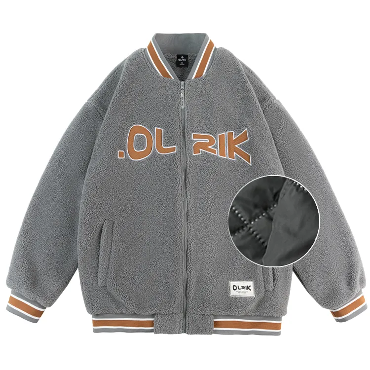 OLRIK Winter Velvet feel Coat Unisex-3