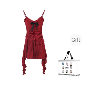 BDGU Slip Dresses Women's Red