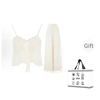 BDGU Casual Suit Women's Apricot Two Piece Set