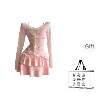 BDGU Long Sleeved Dress Women's Pink