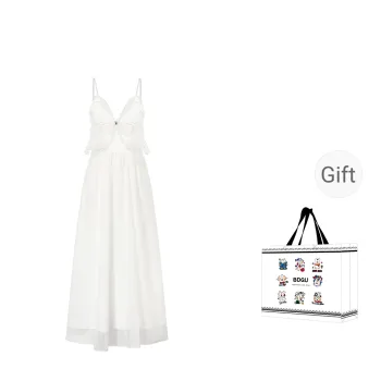 BDGU Slip Dresses Women's White