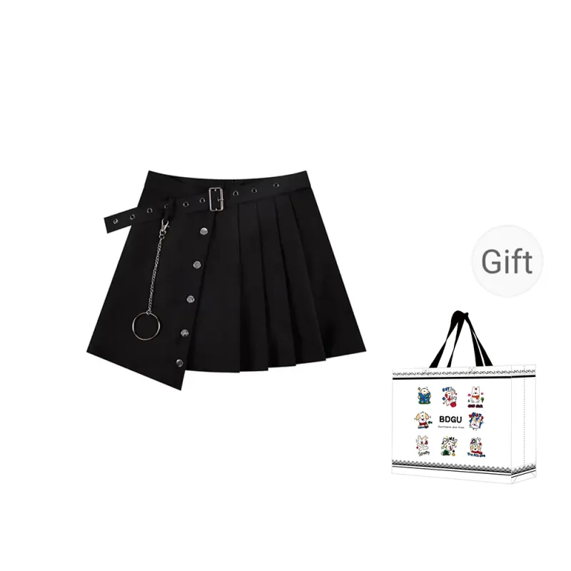 BDGU Casual Short Skirts Women's Black-0