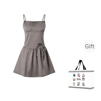 BDGU Slip Dresses Women's Gray