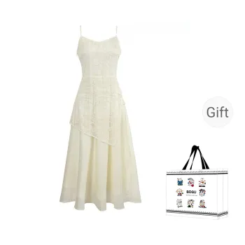 BDGU Slip Dresses Women's White