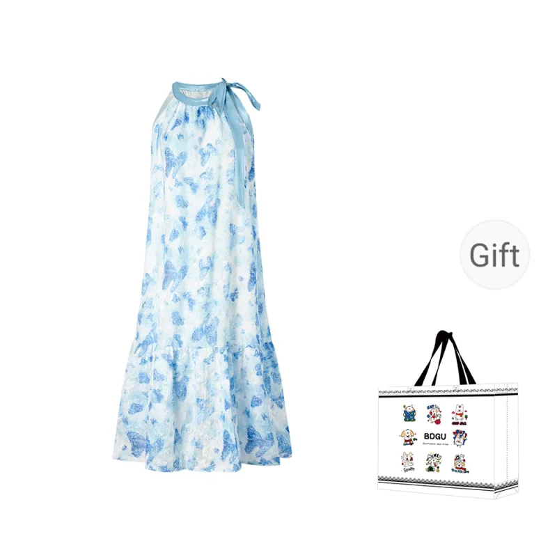 BDGU Sleeveless Dress Women's Blue-0