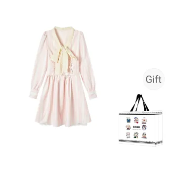 BDGU Long Sleeved Dress Women's Pink