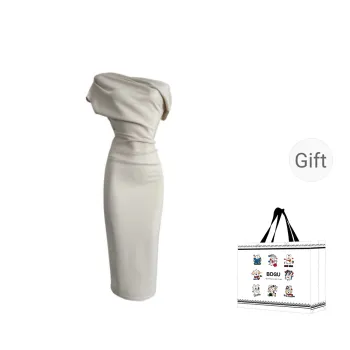 BDGU Sleeveless Dress Women's Gray Apricot