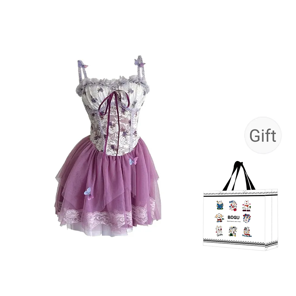 BDGU Slip Dresses Women's Purple