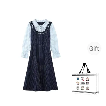 BDGU Long Sleeved Dress Women's Navy Blue