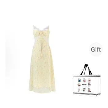 BDGU Slip Dresses Women's Yellow