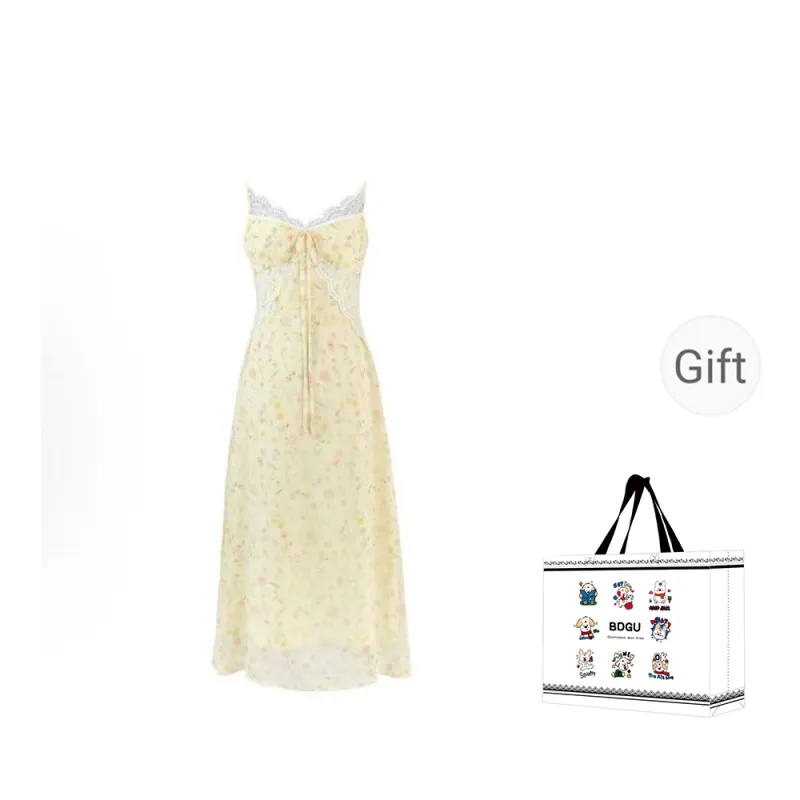 BDGU Slip Dresses Women's Yellow-0