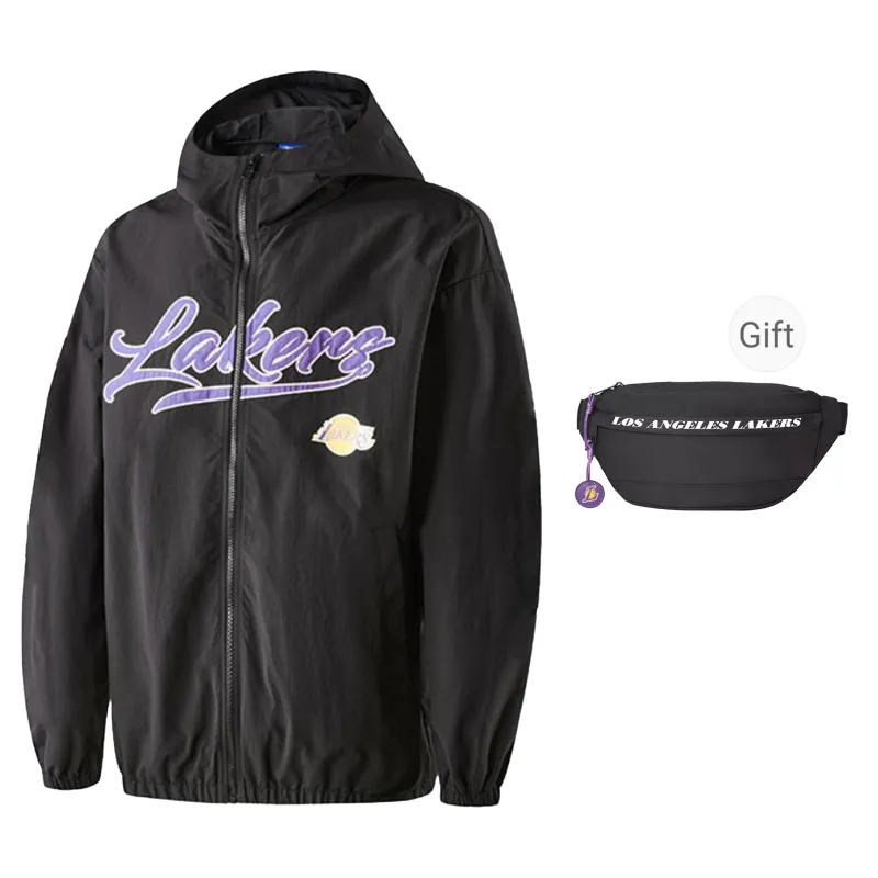 NBA Los Angeles Lakers Team Culture Collection Jacket Unisex Black-6