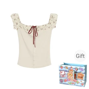 QUIET ANGEL Flutter Sleeve T Shirt Women's Image Color