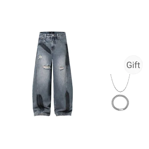 MINEPAIR Jeans Unisex Color Block