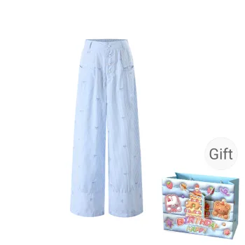 QUIET ANGEL Casual Pants Women's Blue