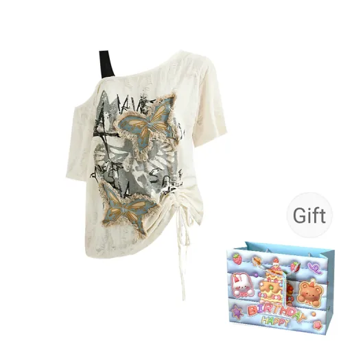 QUIET ANGEL Regular T Shirt Women's White