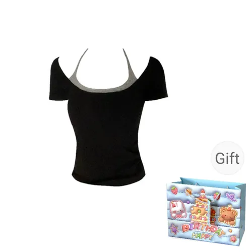 QUIET ANGEL T Shirt Women's Black