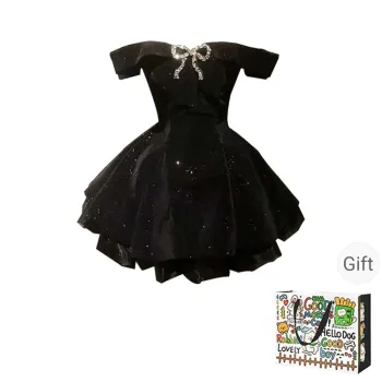 HAPG Short Sleeved Dress Women's Black