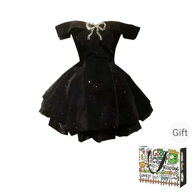HAPG Short Sleeved Dress Women's Black-0