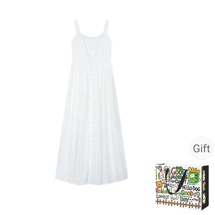 HAPG Slip Dresses Women's White